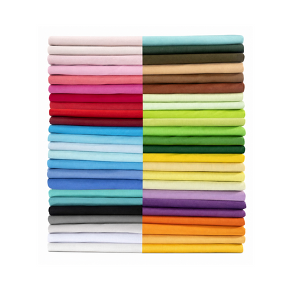50-Piece 100% Cotton Fabric Squares – 25.4 × 25.4 cm
